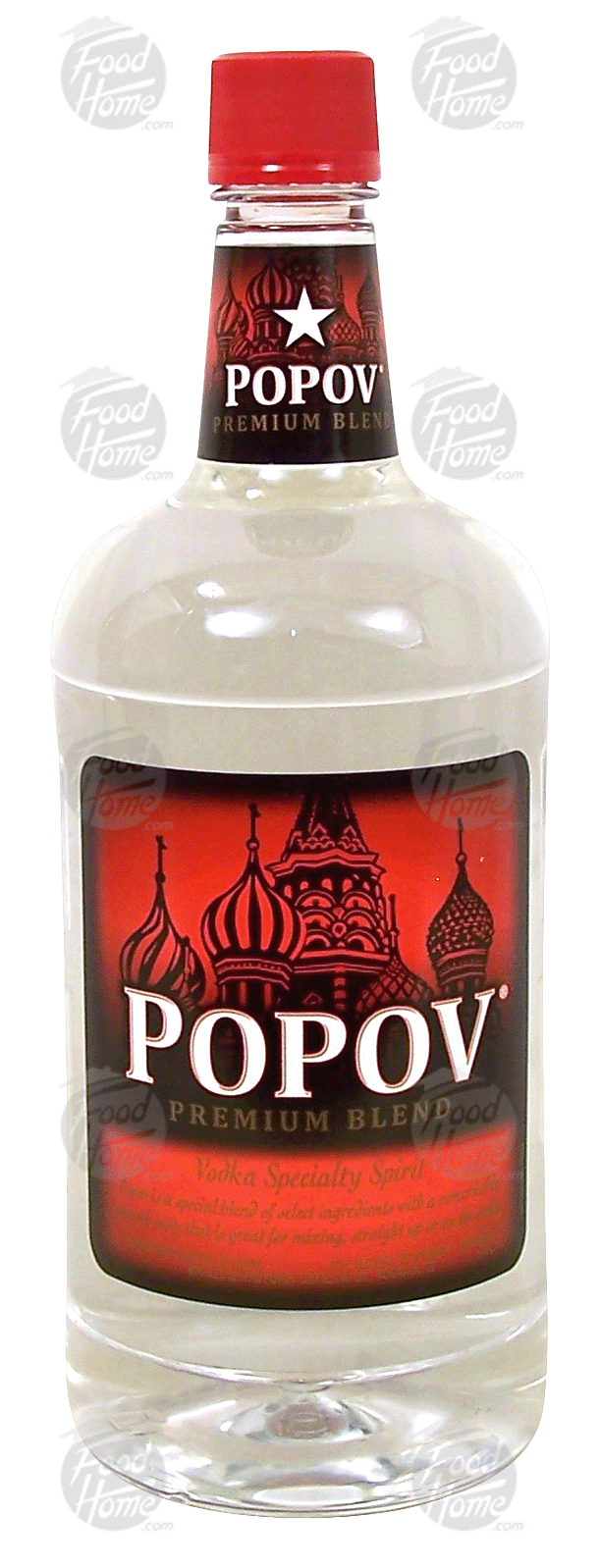 Popov Premium Blend vodka specialty spirit, 40% alc. by vol. Full-Size Picture